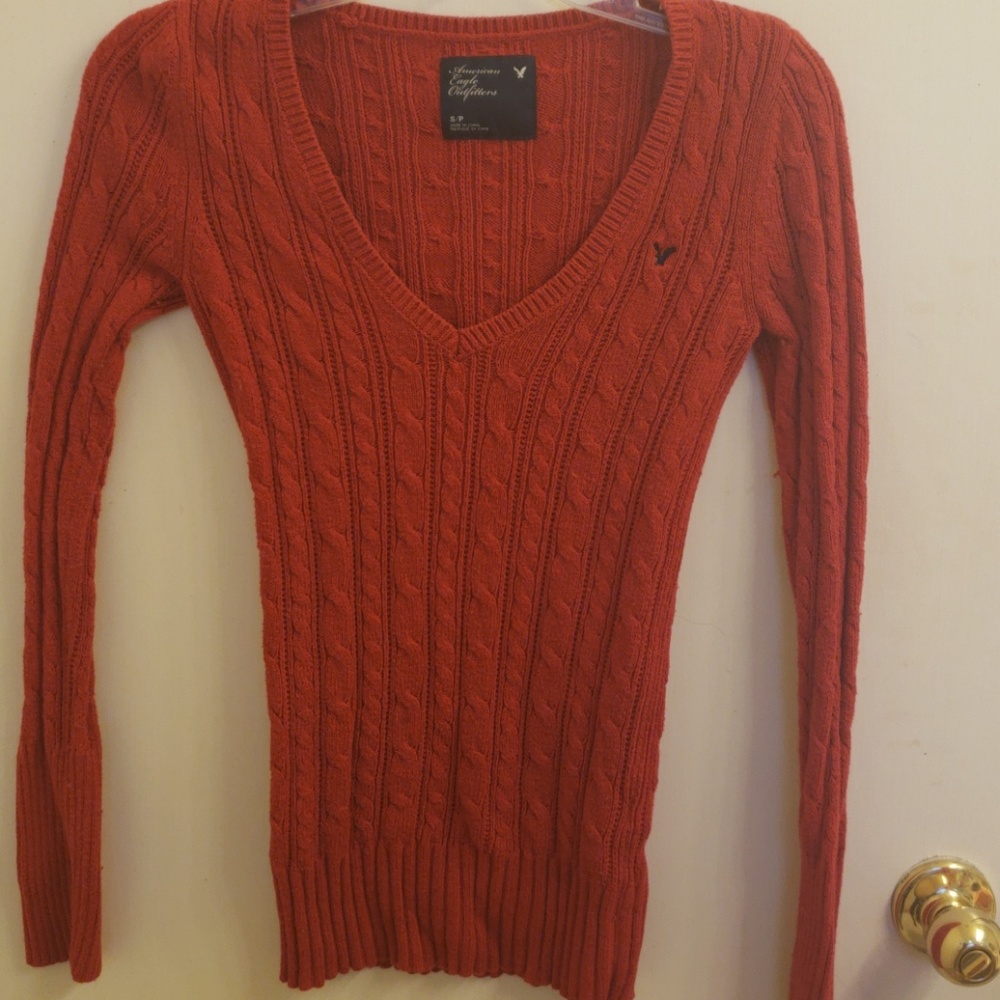 Aeropostale red long sleeved Sweater